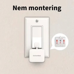 SwitchBot Bot | Trykknap | Sort | Smart Home | Bluetooth | Batteri
