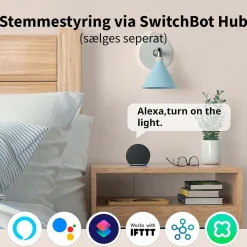 SwitchBot Bot | Trykknap | Sort | Smart Home | Bluetooth | Batteri