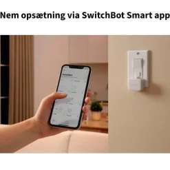 SwitchBot Bot | Trykknap | Sort | Smart Home | Bluetooth | Batteri