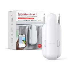 SwitchBot Curtain U Rail 3 | Smart Gardin | Automatisk Gardin | Hvid