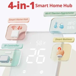 SwitchBot Hub 2 | Smart Home | WiFi Hygrometer | WiFi Bridge