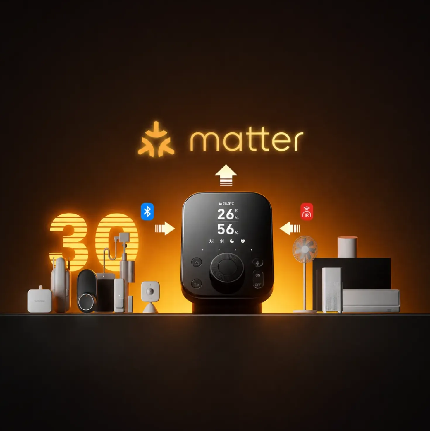 SwitchBot Hub 3 | Smart kontrolpanel | Matter