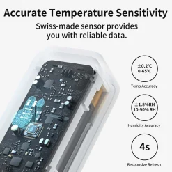 SwitchBot Meter | Termometer | Hygrometer | Smart Home | Indendørs og Udendørs