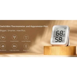 SwitchBot Meter Plus | Termometer | Hygrometer | Smart Home | Bluetooth | Batteri