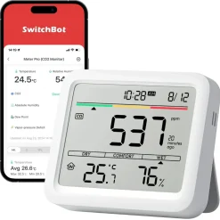 SwitchBot Meter Pro (CO2) | Termometer | Hygrometer | Smart Home | Indendørs
