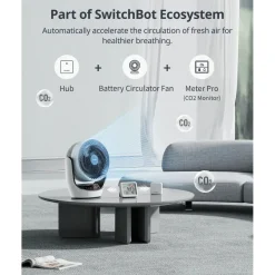 SwitchBot Meter Pro (CO2) | Termometer | Hygrometer | Smart Home | Indendørs