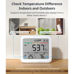 SwitchBot Meter Pro (CO2) | Termometer | Hygrometer | Smart Home | Indendørs