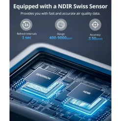 SwitchBot Meter Pro (CO2) | Termometer | Hygrometer | Smart Home | Indendørs