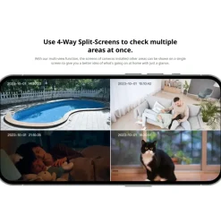 SwitchBot Pan/Tilt Cam 3K | Wi-Fi | Overvågningskamera