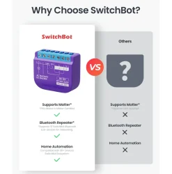 SwitchBot Relay Switch 1 | Matter | Potentialfrit Relæ