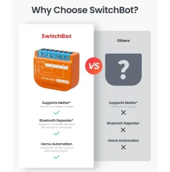 SwitchBot Relay Switch 1PM | Matter | Strømmåling