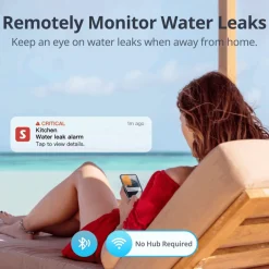 SwitchBot Vand Detektor Med Sensorkabel | WiFi | Bluetooth