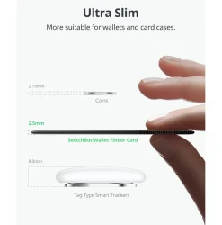 SwitchBot Wallet Finder Card | NFC Kort | Smart Tracker