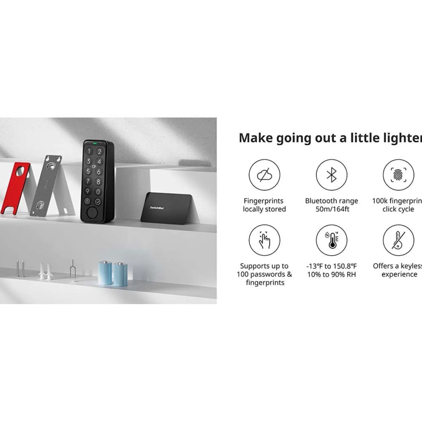 SwitchBot Lock Pro Sort + SwitchBot Keypad Touch + SwitchBot Hub Mini Matter
