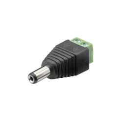 Terminal Block 2-pin til DC | Hanstik | 5,5x2,10mm | 1 stk. (76747)