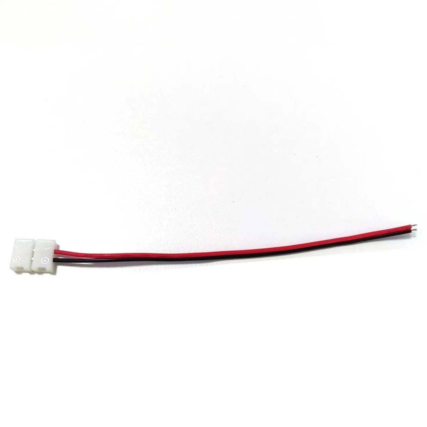 Tilslutningsledning | 8mm | IP20 | SMD LED Strip | Enkelt Farve LED Bånd | 2 Pin