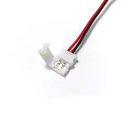 Tilslutningsledning | 8mm | IP20 | SMD LED Strip | Enkelt Farve LED Bånd | 2 Pin