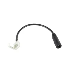 Tilslutningsledning til Enkelt Farve LED Strip | Hunstik | 8mm | IP20 | SMD LED Strip