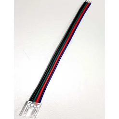 Tilslutnings stykke | RGB | 10mm | IP20 | Passer til COB RGB strip