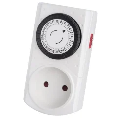 Timer Mini Mekanisk Døgnur | IP20 | 3680W | Hvid