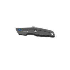 Trapezkniv | Universalkniv med udskiftelige trapezblade | 19 x 60 mm | Aluminium