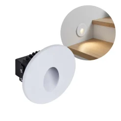 Trappebelysning | Væg Spot | Hvid | 70lm | IP54 | 4000K | LED (03905)
