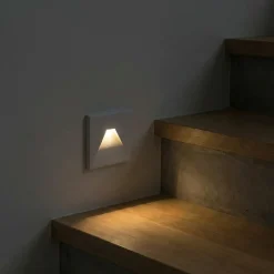 Trappebelysning | Vægspots | Hvid | LED | 1,6W | 75 lm | IP54 | 4000K (03908)
