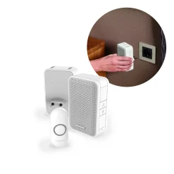 Trådløs Dørklokke | Plug-in | 230V | IP20 / IP44