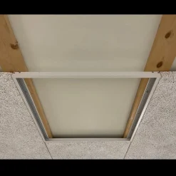 Troldtektramme til LED Panel 60x60 | 5-Pak | 25mm | Perfect Fit | Hvid