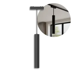 Tube pendel lamper | Komplet sæt | Wifi styring | CCT | SlimTrack | Sort