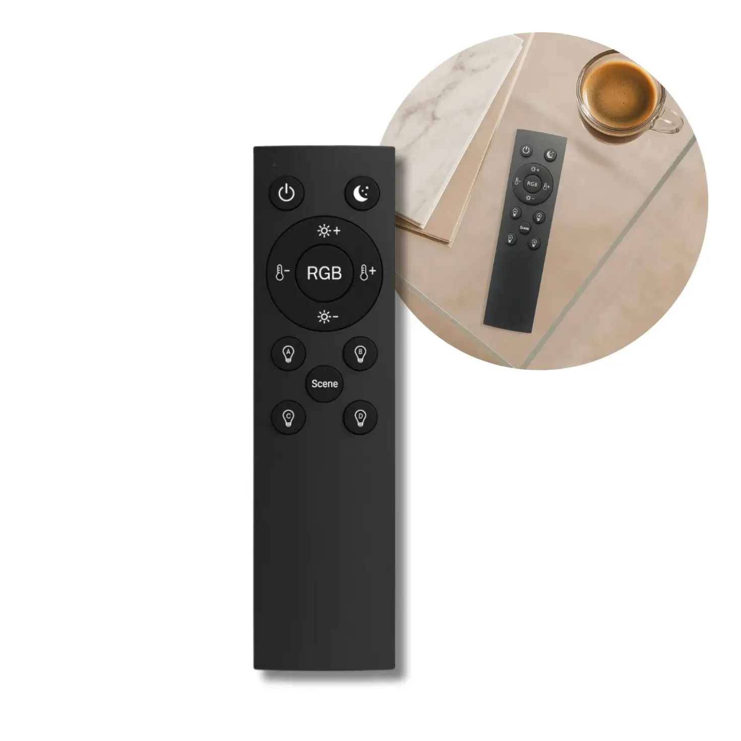 Tube pendel lamper | Komplet sæt | Wifi styring | CCT | SlimTrack | Sort