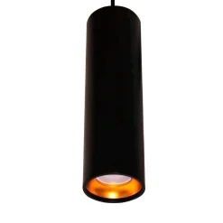 Tube Pendel | Loftlampe | GU10 | Sort | Ø80mm | Max 150cm