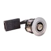 Udendørs GU10 Indbygningsspot | 230V | Ø76mm | VENTA | Sølv