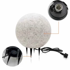 Udendørs Kuglelampe | Havelampe | Medium Ø280 | E27 | IP65