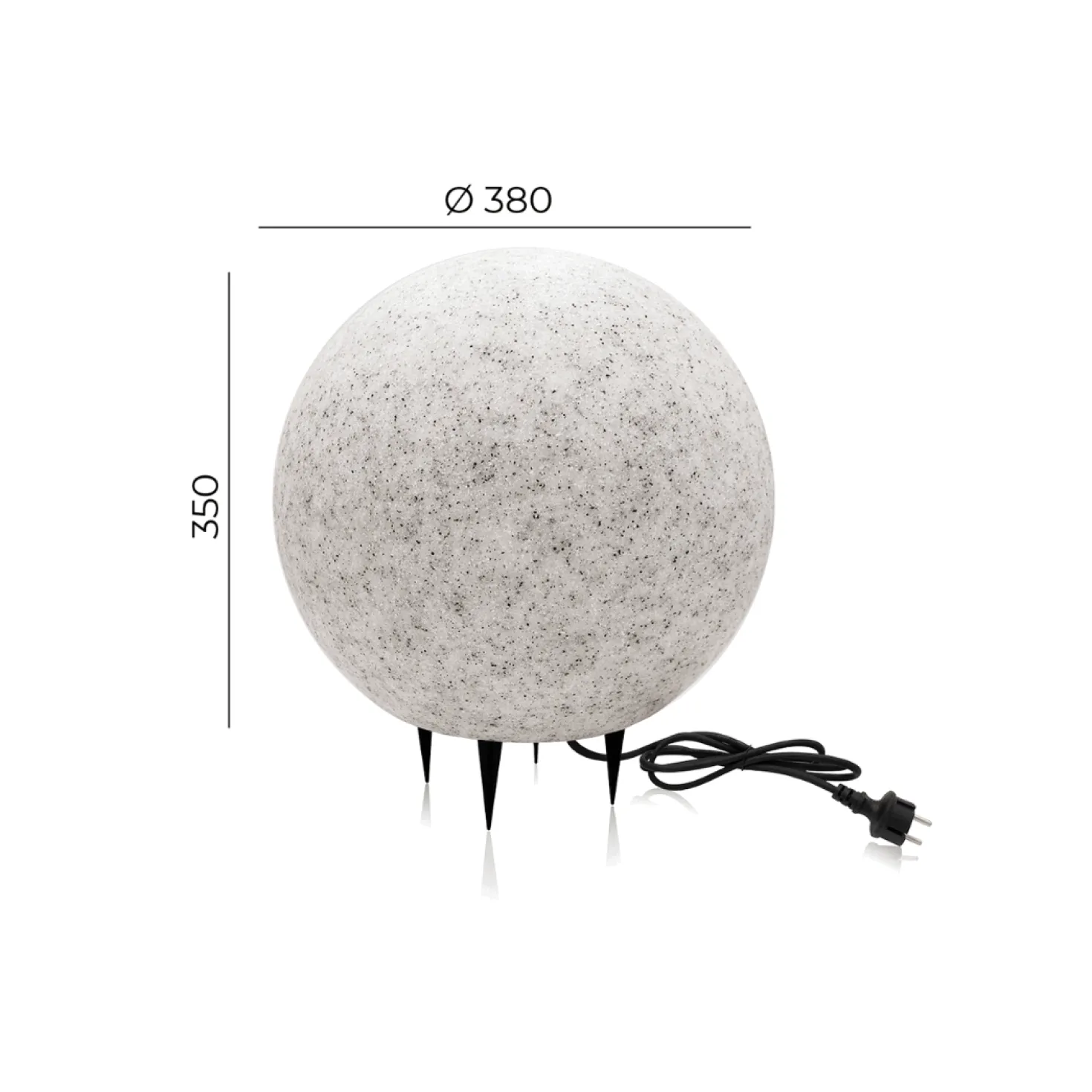 Udendørs Kuglelampe | Havelampe | Large Ø380 | E27 | IP65