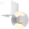 Udendørs LED væglampe | Hvid | 2X3W | 3000K
