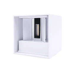 Udendørs LED væglampe | Hvid | 2X3W | 3000K