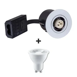 Udendørs Spot I VENTA | Mat Hvid | Samsung Gu10 | 230V (Ikke-Dæmpbar)