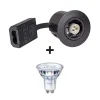 Udendørs Spot | Philips Gu10 | VENTA | Mat Sort | 230V (Dæmpbar)