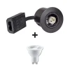 Udendørs Spot | VENTA | Mat Sort | Samsung Gu10 | 230V (Ikke-Dæmpbar)
