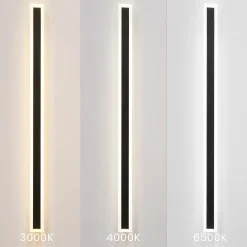 Udendørs Væglampe | 1500cm | 3CCT | 3640lm | 30W | WOW | Sort