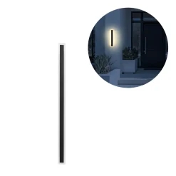 Udendørs Væglampe | 1500cm | 3CCT | 3640lm | 30W | WOW | Sort