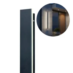 Udendørs væglampe | 120cm | 4000K | 920lm | 25W | MIRANA | Sort