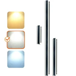 Udendørs Væglampe | 30cm | 4000K | 420lm | 8W | MIRANA S | Sort