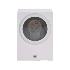 Udendørs Væglampe | Firkantet | 1xGu10 | Hvid væglampe | IP44