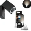 Udendørs Væglampe | Inkl. Philips Hue 1xGu10 | Sort Spotlampe