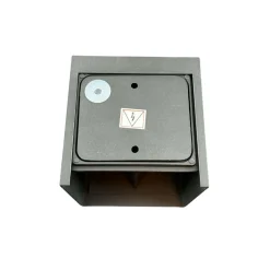 Udendørs Væglampe inkl. Pære | 4-Pak | 3000K | 380lm | 4W | IP65 | Sort