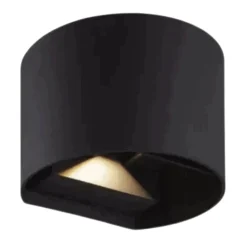 Udendørs væglampe | 2x3W | 3000K | Sort | IP54