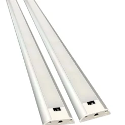 Underskabsarmatur med Sensor | 60cm | 2 stk. | Dæmpbar | 4000K | 900lm | 9W | Sølv