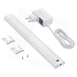Underskabsarmatur med Sensor | 60cm | Dæmpbar | 4000K | 900lm | 9W | Sølv